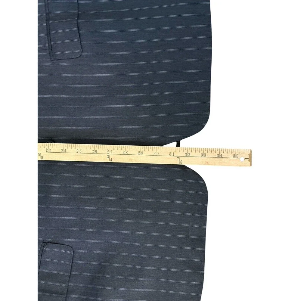 TRUSSINI Charcoal Gray Pinstripe Suit Jacket Blazer Men's Size 54 US IWS Wool